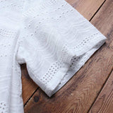Blouse Texturée à Boutons – Maia