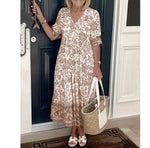 Robe Imprimée Midi – Sabine