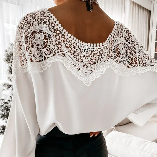 Blouse Dentelle Élégante – Isaline