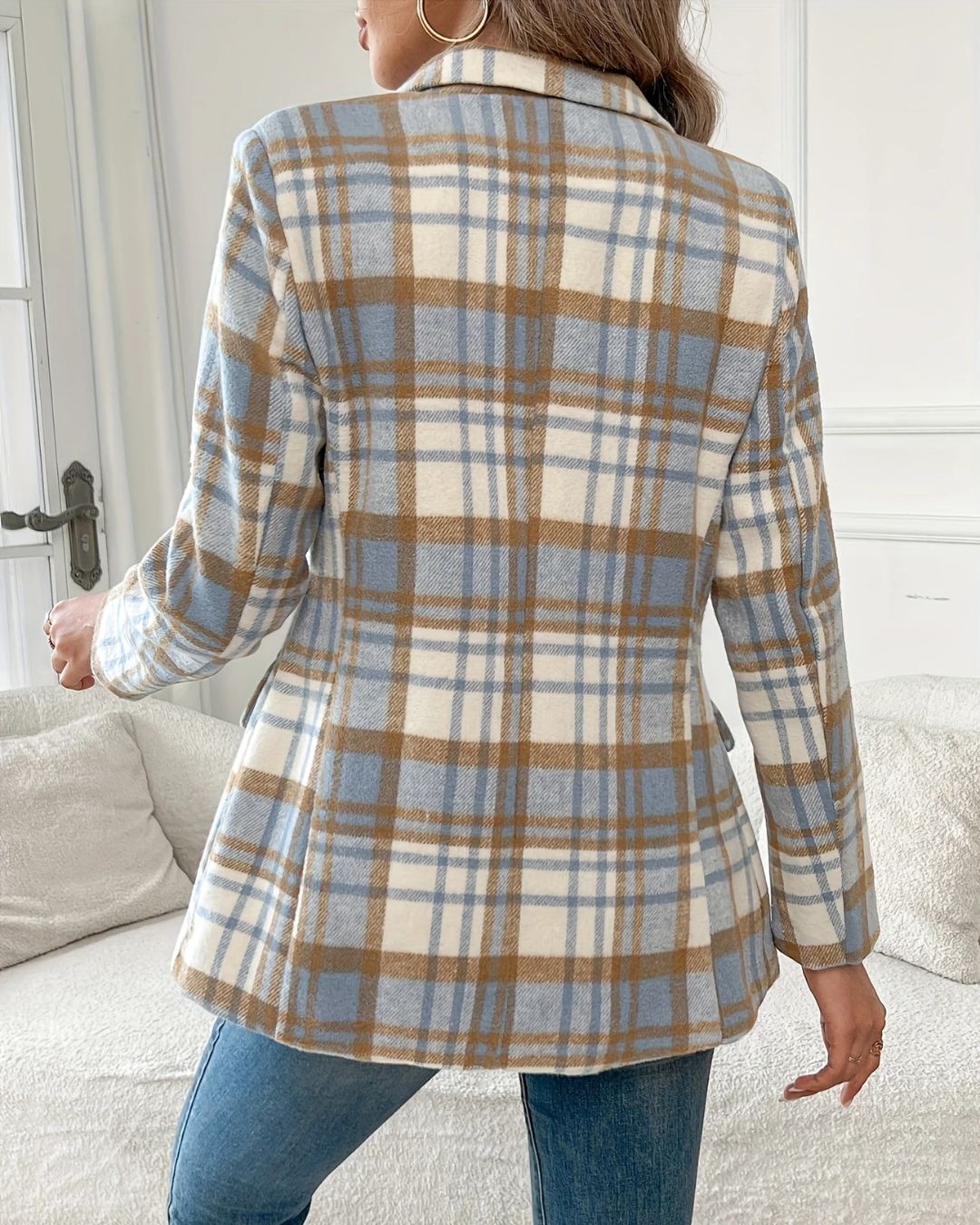 Blazer à Carreaux – Adéliane