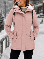 Valentine | Manteau Chaud Deperlant a Capuche