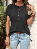 Blouse Unie à Boutons – Alix