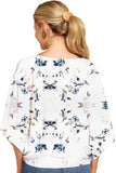 Blouse Imprimée Décolletée – Mireia