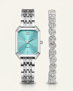 Montre Élégance Émeraude – Coffret Bracelet