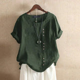 Blouse Unie Asymétrique – Nadine