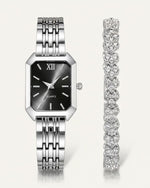 Montre Élégance Émeraude – Coffret Bracelet