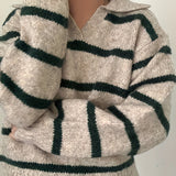 Pull Rayé à Col – Solange