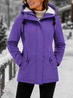 Valentine | Manteau Chaud Deperlant a Capuche