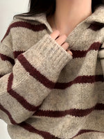 Pull Rayé à Col – Solange
