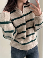 Pull Rayé à Col – Solange