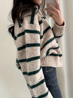 Pull Rayé à Col – Solange