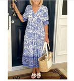 Robe Imprimée Midi – Sabine