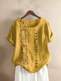 Blouse Brodée – Floriane