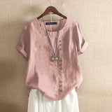 Blouse Unie Asymétrique – Nadine