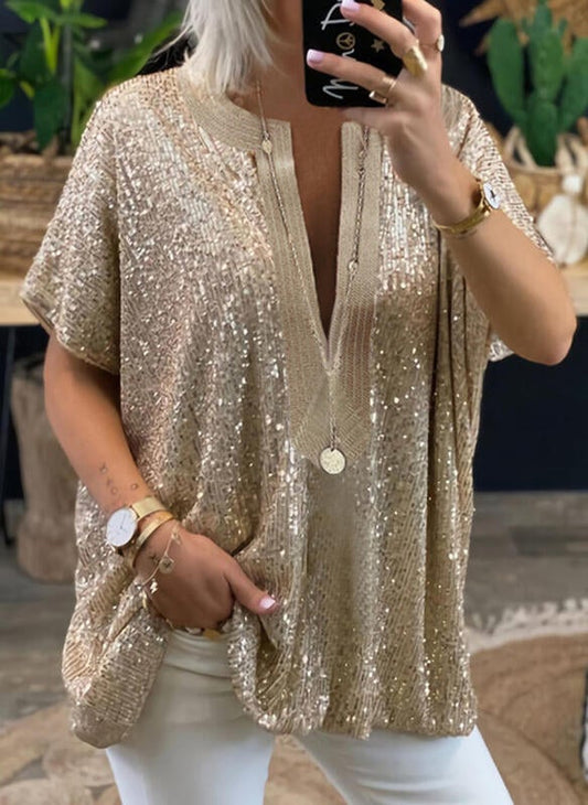 Blouse à Paillettes – Ninon