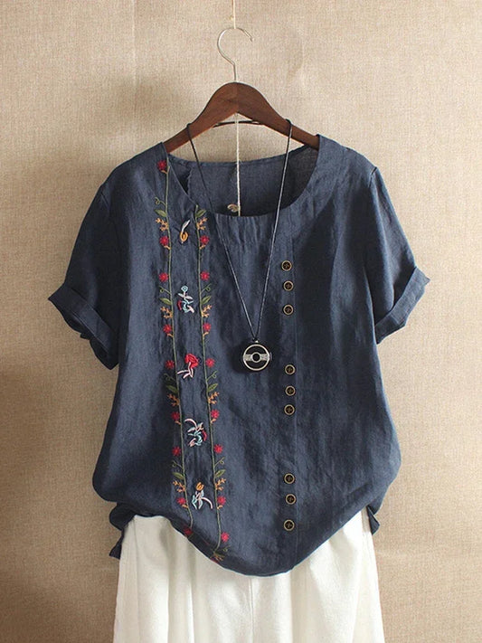 Blouse Brodée – Floriane