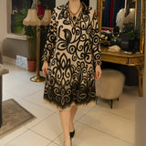 Robe Feuillage Élégant – Ariane