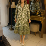 Robe Feuillage Élégant – Ariane